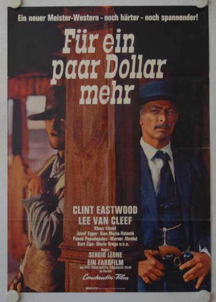 Für ein paar Dollar mehr originales deutsches Filmplakat